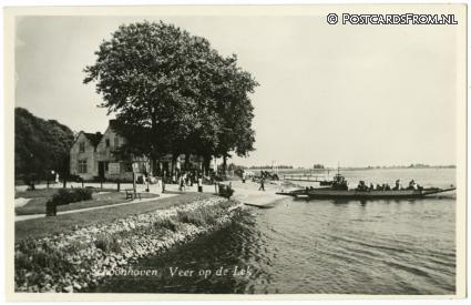 ansichtkaart: Schoonhoven, Veer op de Lek