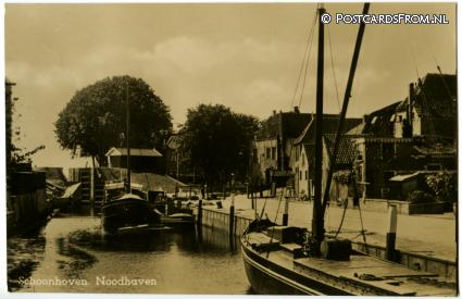 ansichtkaart: Schoonhoven, Noodhaven