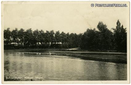 Schoonhoven, Nieuwe Singel ansichtkaart: Schoonhoven, Nieuwe Singel