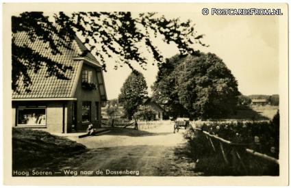 ansichtkaart: Hoog Soeren, Weg naar de Dassenberg