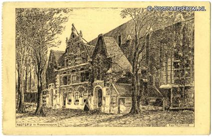 ansichtkaart: Monnickendam, Kosterij