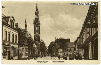 ansichtkaart: Groningen, Rademarkt