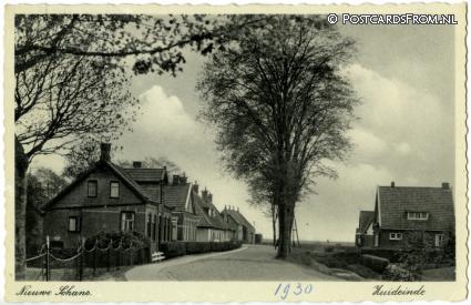 ansichtkaart: Bad Nieuweschans, Zuideinde