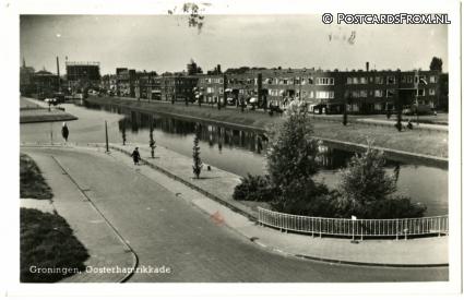 ansichtkaart: Groningen, Oosterhamrikkade
