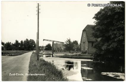 ansichtkaart: Aarlanderveen, Zuid-Einde