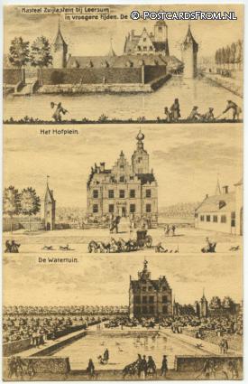 ansichtkaart: Leersum, Kasteel Zuijlestein bij Leersum