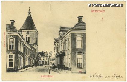 Winschoten, Torenstraat ansichtkaart: Winschoten, Torenstraat