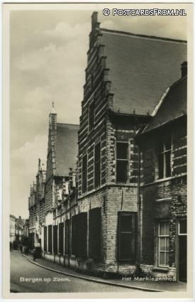 Bergen op Zoom, Het Markiezenhof ansichtkaart: Bergen op Zoom, Het Markiezenhof