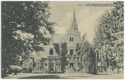 ansichtkaart: Baarn, Villa 'Overbosch'