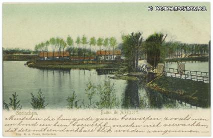 ansichtkaart: Gorinchem, Buiten de Arkelpoort