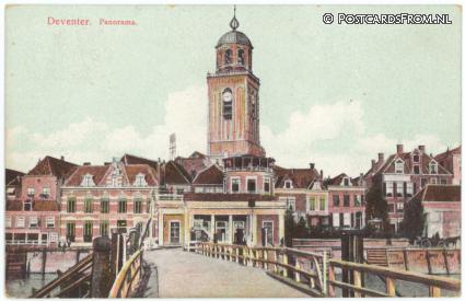 ansichtkaart: Deventer, Panorama