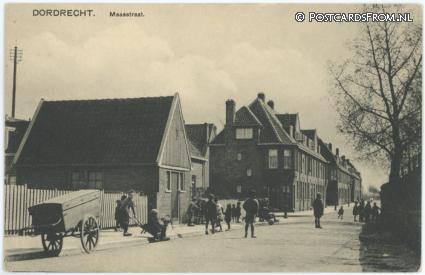 ansichtkaart: Dordrecht, Maasstraat