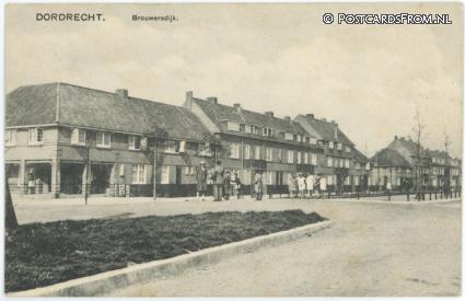 ansichtkaart: Dordrecht, Brouwersdijk
