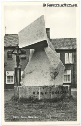 ansichtkaart: Driel, Pools Monument