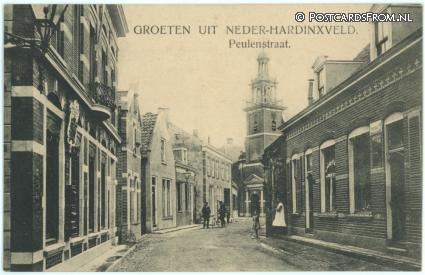 ansichtkaart: Neder-Hardinxveld, Peulenstraat