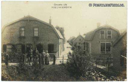 Nieuwendijk NB, Groete uit ansichtkaart: Nieuwendijk NB, Groete uit