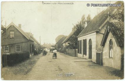 Nieuwendijk NB, Groete uit ansichtkaart: Nieuwendijk NB, Groete uit