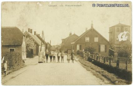 Nieuwendijk NB, Groete uit ansichtkaart: Nieuwendijk NB, Groete uit