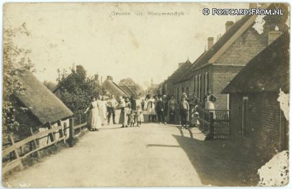 ansichtkaart: Nieuwendijk NB, Groete uit