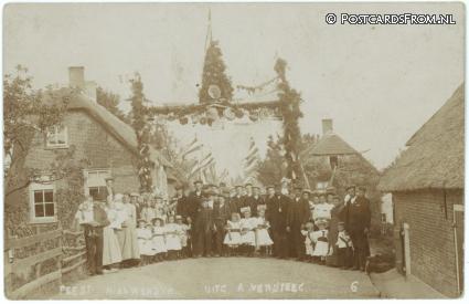 Nieuwendijk NB, Feest ansichtkaart: Nieuwendijk NB, Feest