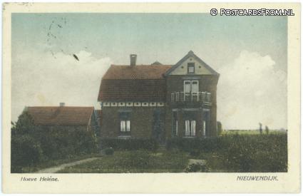 Nieuwendijk NB, Hoeve Helena ansichtkaart: Nieuwendijk NB, Hoeve Helena