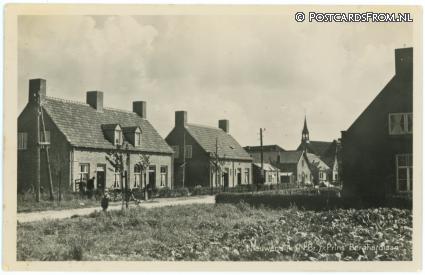 Nieuwendijk NB, Prins Bernhardlaan ansichtkaart: Nieuwendijk NB, Prins Bernhardlaan