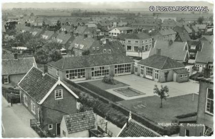 Nieuwendijk NB, Panorama ansichtkaart: Nieuwendijk NB, Panorama
