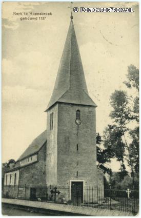 ansichtkaart: Hoensbroek, Kerk gebouwd 1137