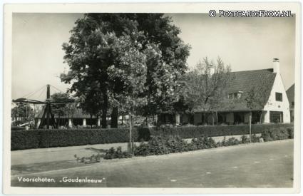 ansichtkaart: Voorschoten, Goudenleeuw