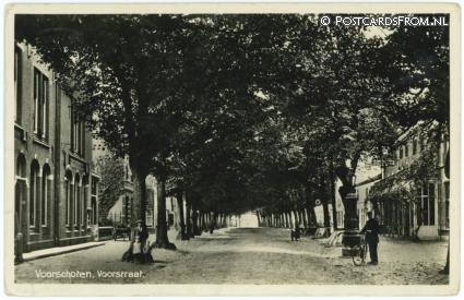 Voorschoten, Voorstraat ansichtkaart: Voorschoten, Voorstraat