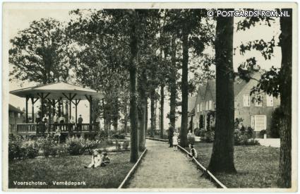 Voorschoten, Vernedepark ansichtkaart: Voorschoten, Vernedepark