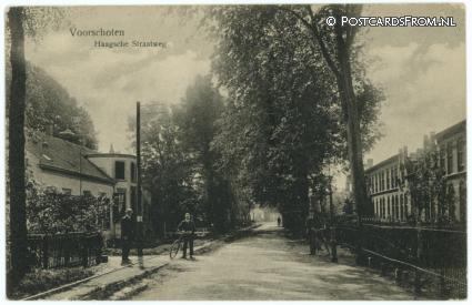 Voorschoten, Haagsche Straatweg ansichtkaart: Voorschoten, Haagsche Straatweg