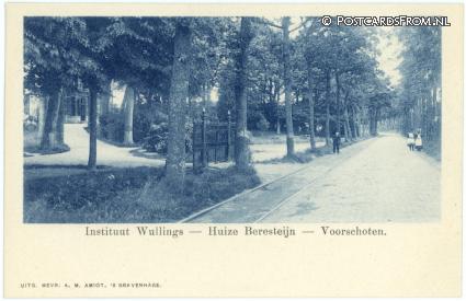 ansichtkaart: Voorschoten, Instituut Wullings - Huize Beresteijn