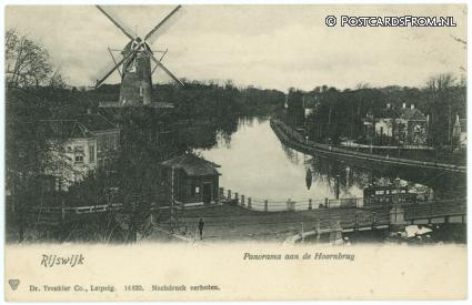 ansichtkaart: Rijswijk ZH, Panorama aan de Hoornbrug