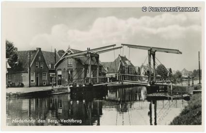 ansichtkaart: Nederhorst den Berg, Vechtbrug