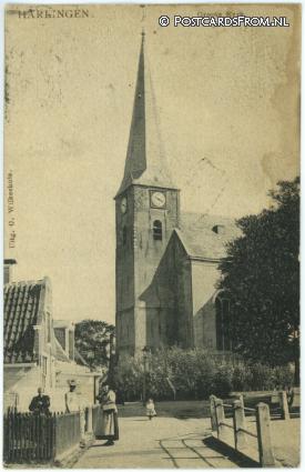 ansichtkaart: Harlingen, Groote Kerk