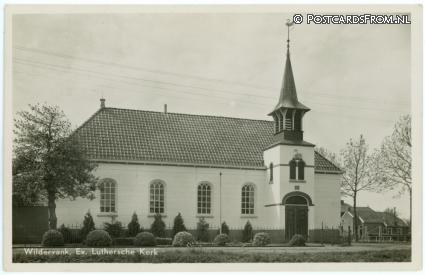 ansichtkaart: Wildervank, Ev. Luthersche Kerk