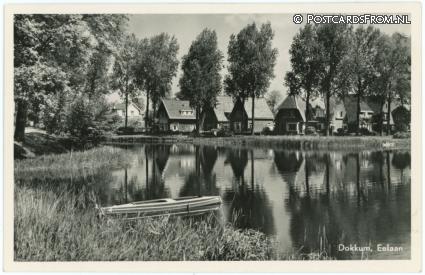 ansichtkaart: Dokkum, Eelaan