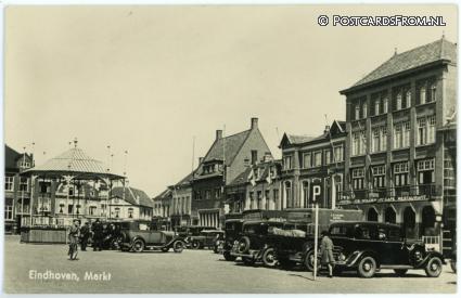 ansichtkaart: Eindhoven, Markt