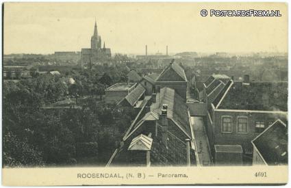ansichtkaart: Roosendaal, Panorama