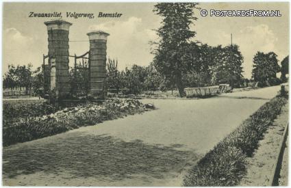 ansichtkaart: Beemster, Zwaansvliet, Volgerweg