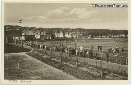 Sneek, Sportpark ansichtkaart: Sneek, Sportpark