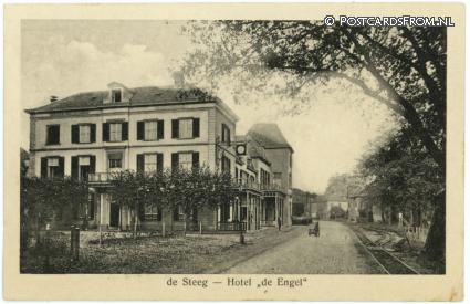 ansichtkaart: De Steeg, Hotel 'de Engel'
