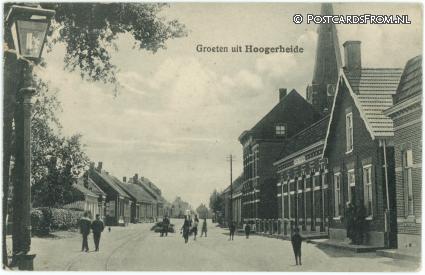 ansichtkaart: Hoogerheide, Groeten uit