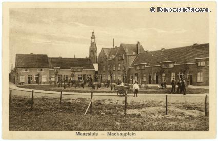 Maassluis, Mackayplein ansichtkaart: Maassluis, Mackayplein
