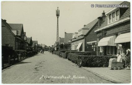 ansichtkaart: Leeuwarden Huizum, Heijermansstraat