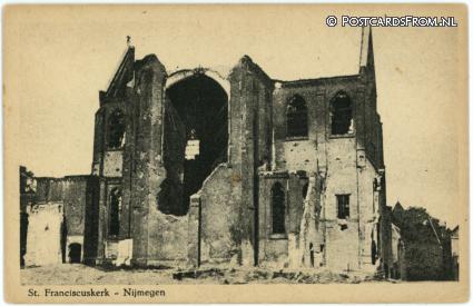 ansichtkaart: Nijmegen, St. Franciscuskerk