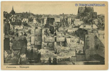 ansichtkaart: Nijmegen, Panorama