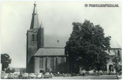 ansichtkaart: Schijndel, St. Servatius Kerk