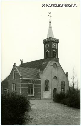ansichtkaart: Wormer, N.H. Kerk